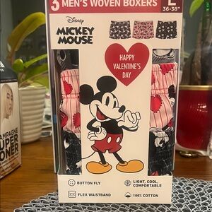 Men's Woven Boxer 3-Pack - Red, Black, White